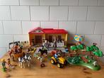 PLAYMOBIL UITGEBREIDE PAARDENSTAL 🐎 🐎 SUPERSET !!, Ophalen of Verzenden, Gebruikt