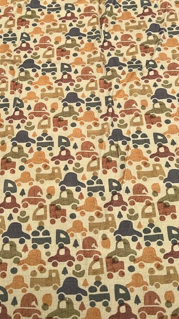 Cars rib tricot, Hobby en Vrije tijd, Stoffen en Lappen, Nieuw, Katoen, 120 cm of meer, 30 tot 200 cm, Ophalen of Verzenden