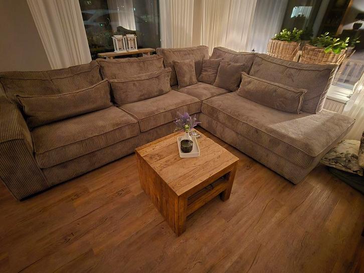 Complete Meubelset, Huis en Inrichting, Banken | Bankstellen, Zo goed als nieuw, Hoekbank, Vierpersoons of meer, 250 tot 300 cm