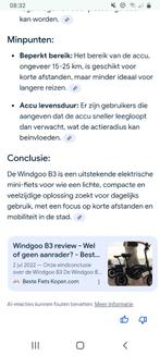Windgoo b3, Fietsen en Brommers, Elektrische fietsen, Minder dan 30 km per accu, Gebruikt, Minder dan 47 cm, Ophalen