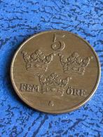 5 Ore 1936 Zweden, Ophalen of Verzenden, Overige landen, Losse munt