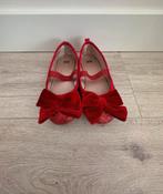 Ballerina’s rood met glitter en strikje maat 26, Ophalen of Verzenden, Zo goed als nieuw, Meisje, Schoenen