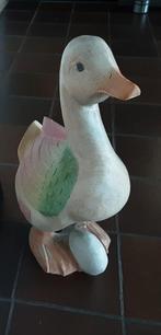 Houten gans, Verzamelen, Beelden en Beeldjes, Ophalen, Zo goed als nieuw, Dier