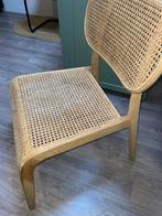 Desingstoel Loods5 Rotan, Huis en Inrichting, Fauteuils, Ophalen, Zo goed als nieuw, 50 tot 75 cm, Rotan