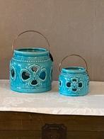 Riverdale windlichten, Ophalen, Overige materialen, Gebruikt, Blauw