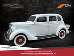 Ford V8 48 sedan uit 1935 – Klassieker met karakter en een, Auto's, Oldtimers, Stof, 4 stoelen, Wit, Bedrijf
