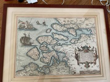 Oude Kaart Zeeland - Jacob van Deventer beschikbaar voor biedingen