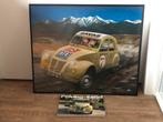Citroën 2cv Peking Eend boek incl ingelijste poster 60x50 cm, Ophalen of Verzenden, Zo goed als nieuw, Azië