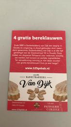 Voucher voor Van Dijk Gouda, Tickets en Kaartjes, Kortingen en Cadeaubonnen, Eén persoon, Kortingsbon, Overige typen