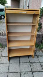 Grenen kast met rolluik – verstelbare planken, Huis en Inrichting, Kasten | Dressoirs, Ophalen, 50 tot 100 cm, Modern, Grenenhout