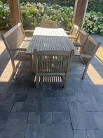 Royale Teak & Garden tuinset, Tuin en Terras, Ophalen, Gebruikt, Bank, Teakhout