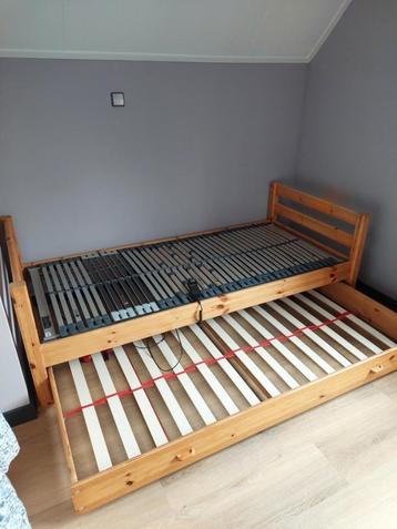 Bed met extra slaapplek