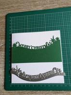 Snijmal rand merry christmas, Verzenden, Nieuw, Kerst, Pons of Mal