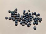 Houten blauwe platte kraaltjes, Hobby en Vrije tijd, Kralen en Sieraden maken, Ophalen of Verzenden, Gebruikt, Kraal