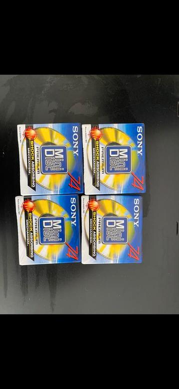 Sony mini-disc74 min (nieuw) 4x beschikbaar voor biedingen