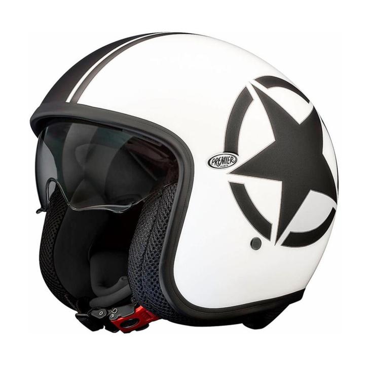 Premier Vintage Evo Star 8 BM motorhelm SALE, Motoren, Kleding | Motorhelmen, Dames, Kinderen, Jethelm, XS, Overige merken, Nieuw met kaartje