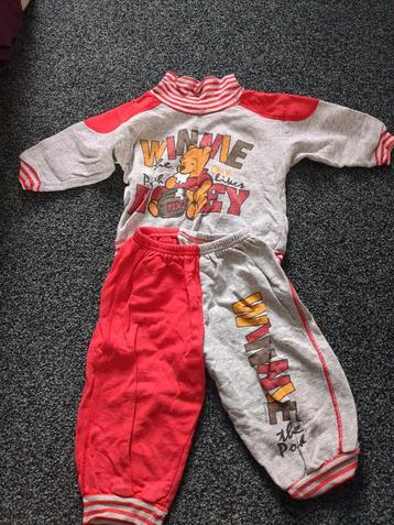 Vintage Winnie the pooh setje maat 86 beschikbaar voor biedingen
