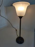 tafellampje(s) met glaskap, Ophalen of Verzenden, Zo goed als nieuw, Glas, Minder dan 50 cm