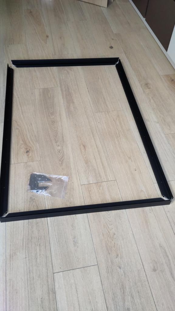 Zwart Wallstars frame 150x100x5cm voor akoestisch schilderij, Huis en Inrichting, Woonaccessoires | Lijsten, Nieuw, 75 cm of meer