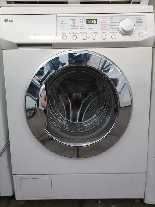LG WD-1274FBN Wasmachine 7 KG, Witgoed en Apparatuur, Wasmachines, Zo goed als nieuw, Voorlader, 6 tot 8 kg, 85 tot 90 cm, 1200 tot 1600 toeren