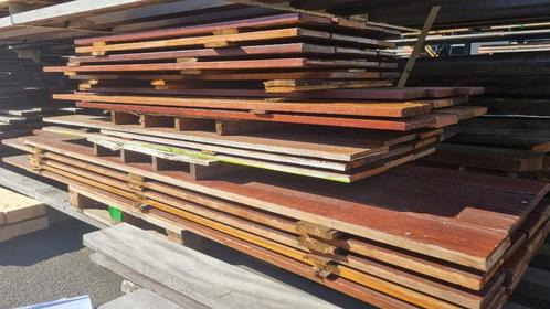 Hardhouten planken hardhout 21 x 3 ( 118 ), Doe-het-zelf en Verbouw, Hout en Planken, Gebruikt, Plank, Overige houtsoorten, Minder dan 200 cm
