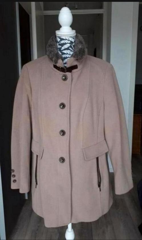 Dames jas Bonita, Kleding | Dames, Jassen | Winter, Zo goed als nieuw, Maat 46/48 (XL) of groter, Beige, Ophalen of Verzenden