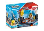 70816 bouwplaats met lier / starterpack, Kinderen en Baby's, Speelgoed | Playmobil, Ophalen of Verzenden, Nieuw, Complete set