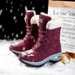 Luxe hoge snowboots voor dames waterdicht met dikke zolen, Ophalen of Verzenden, Nieuw, Beige, Snowboots