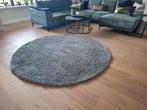 Grijs/grey rond vloerkleed/ tapijt diameter 200 cm, Ophalen, Gebruikt, Rond, 200 cm of meer