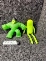 Kneedbare Hulk en Groen Mannetje, Ophalen of Verzenden, Gebruikt