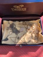 Doublé halskettingen  vintage, Sieraden, Tassen en Uiterlijk, Kettingen, Gebruikt, Ophalen of Verzenden, Goud, Overige materialen