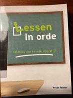 Lessen in orde - Peter Teitler, Ophalen of Verzenden, Zo goed als nieuw, Overige niveaus, Overige vakken