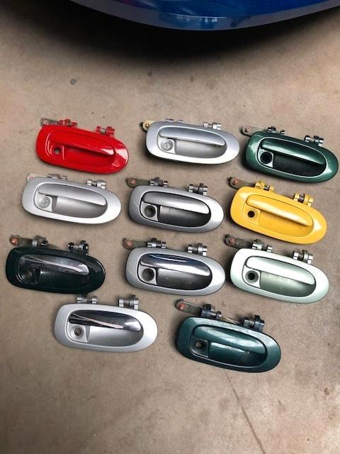 Gebruikte & nieuwe portierhendel / deurgreep MGF MG TF MG F, Auto diversen, Wieldoppen, Zo goed als nieuw, Ophalen of Verzenden