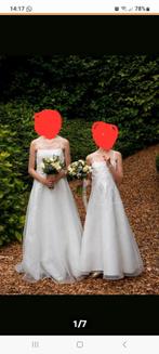 Prachtige bruidsmeisjes jurken. Maat 140 en 164. 1x gedragen, Overige typen, Wit, Ophalen of Verzenden, Zo goed als nieuw