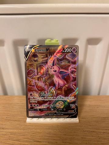 Espeon V Full Art 180/203 - Pokemon kaart beschikbaar voor biedingen