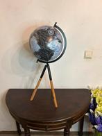 Mooie globe wereldbol drie poot, Ophalen of Verzenden, Zo goed als nieuw