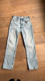 Jeans spijkerbroek Straight met hoge taille maat 38, Zara, Blauw, W30 - W32 (confectie 38/40), Ophalen of Verzenden