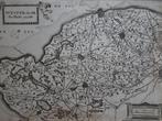 Gravure kaart Westergoe Friesland-west Aertsen 1660, Verzenden