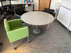 Ronde Leolux tafel, Huis en Inrichting, Ophalen, Gebruikt, 100 tot 150 cm, Rond