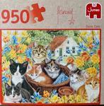 boerderij katten, Ophalen of Verzenden, 500 t/m 1500 stukjes, Zo goed als nieuw, Legpuzzel