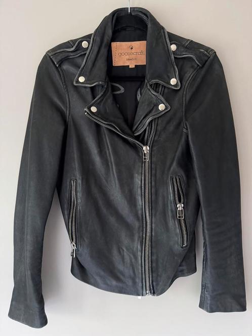 Goosecraft Biker 513 echt LEER als nieuw L, Kleding | Dames, Jassen | Zomer, Ophalen of Verzenden