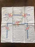 Vintage Geborduurde Theedoek, Kleedje Onderlegger, Huis en Inrichting, Keuken | Textiel, Ophalen of Verzenden, Zo goed als nieuw