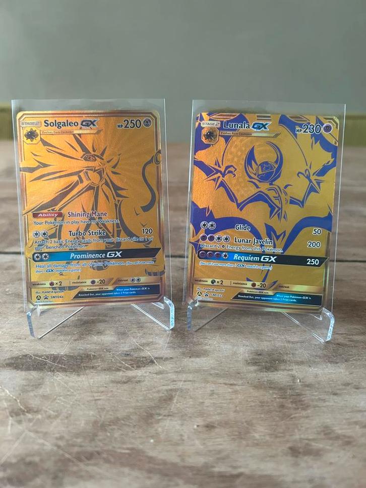 Solgaleo en lunala promo’s, Hobby en Vrije tijd, Verzamelkaartspellen | Pokémon, Zo goed als nieuw, Ophalen of Verzenden