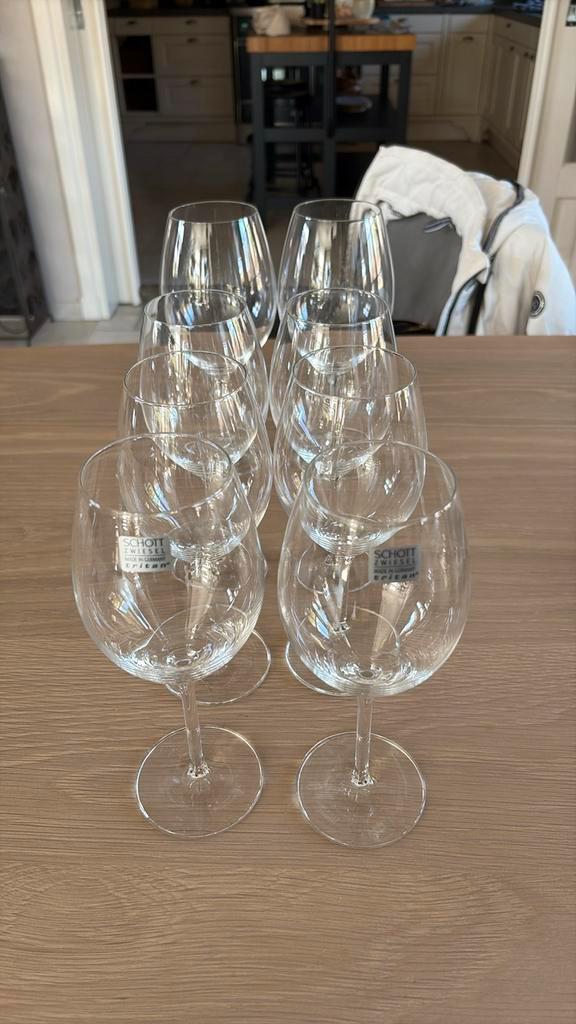 Schott Zwiesel Glazen Tritan 8, Huis en Inrichting, Keuken | Servies, Zo goed als nieuw, Glas of Glazen, Effen, Glas, Ophalen of Verzenden