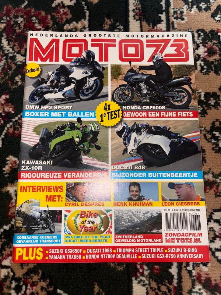 Moto73 Nr. 26 - 2007 - Motor Magazine, Boeken, Auto's | Folders en Tijdschriften, Gelezen, Algemeen, Ophalen of Verzenden
