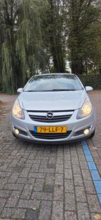 Opel Corsa 1.4 16V 3D 2010 Grijs, Auto's, Voorwielaandrijving, 1398 cc, 4 cilinders, 100 pk