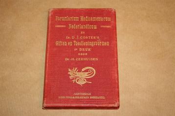 Formularium Medicamentorum - Giften en toedieningsvormen !! beschikbaar voor biedingen