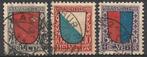 Zwitserland serie 153 - 155 O. ADV. no.13 T., Postzegels en Munten, Postzegels | Europa | Zwitserland, Verzenden, Gestempeld