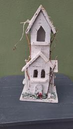 Houten kersthuis met verlichting, Diversen, Kerst, Ophalen of Verzenden, Zo goed als nieuw, N.v.t, N.v.t