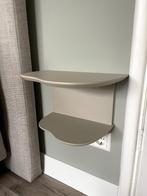 Zwevend nachtkastje in beige kleur, Ophalen, Zo goed als nieuw, Minder dan 45 cm, Minder dan 55 cm